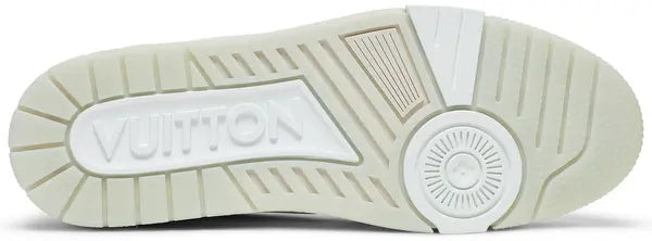Louis Vuitton Trainer Low 'White' Monochrome Leather Sneaker