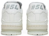 Louis Vuitton Trainer Low 'White' Monochrome Leather Sneaker