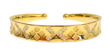 Nialaya Elegantes vergoldetes Silberarmband mit Zirkonia