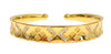 Nialaya Elegant Gold Plated Silver CZ Bracelet