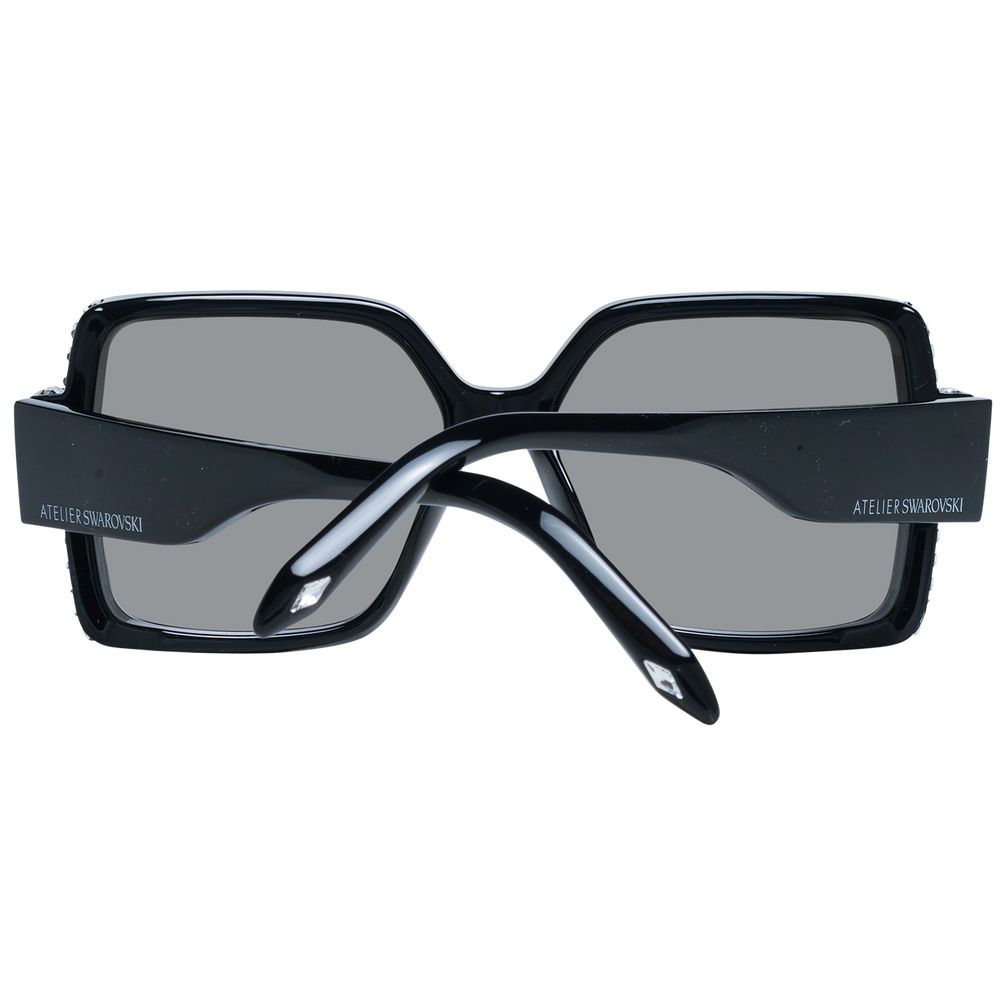 Atelier Swarovski Schwarze Damen-Sonnenbrille