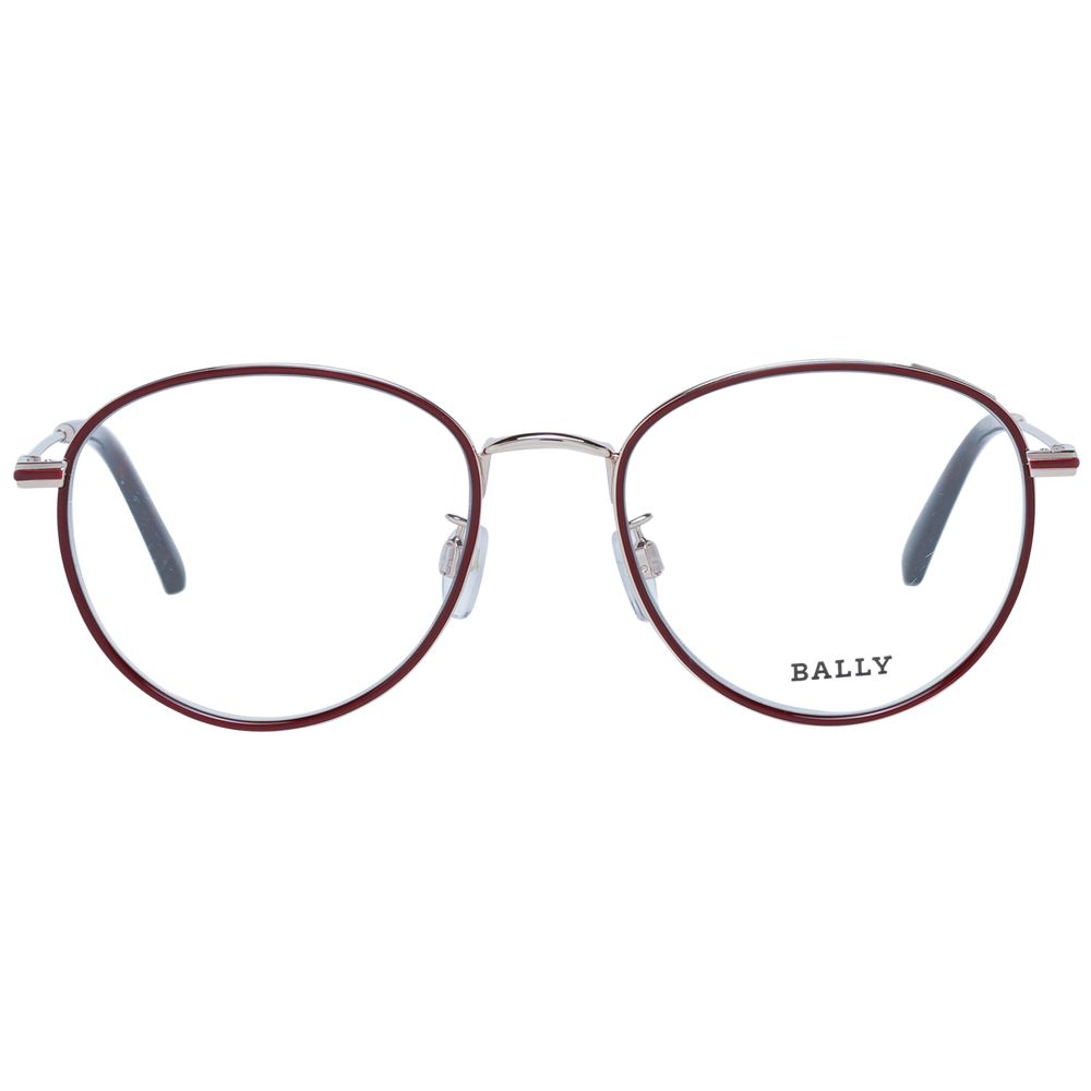 Bally – Burgunderrote Brillenfassungen für Unisex
