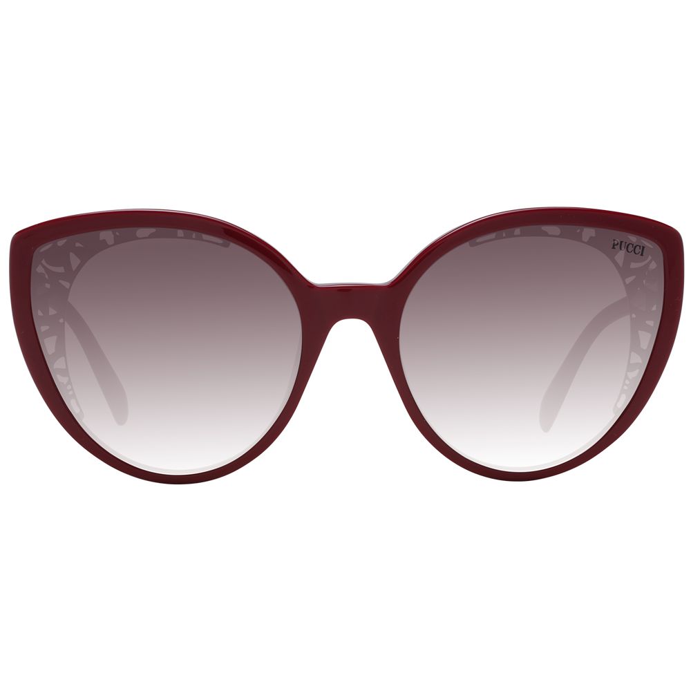 Emilio Pucci Rote Damen-Sonnenbrille