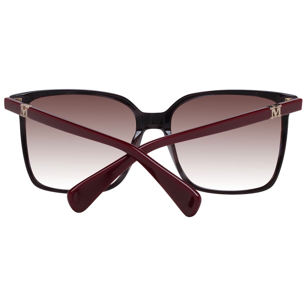Max Mara – Burgunderrote Sonnenbrille für Damen