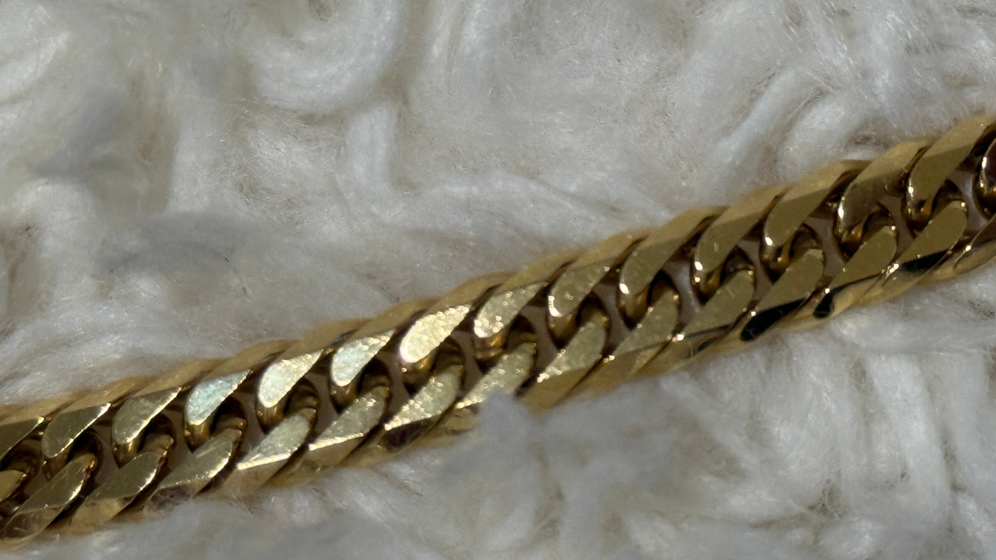 18Karat 100 Gram Gold Chain Necklace 24” M LINK MADE IN JAPAN