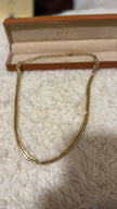 18Karat 100 Gram Gold Chain Necklace 24” M LINK MADE IN JAPAN