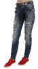 Dolce & Gabbana Crystal Embellished Luxury Denim Jeans