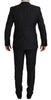 Dolce & Gabbana Elegante traje negro de tres piezas en mezcla de lana