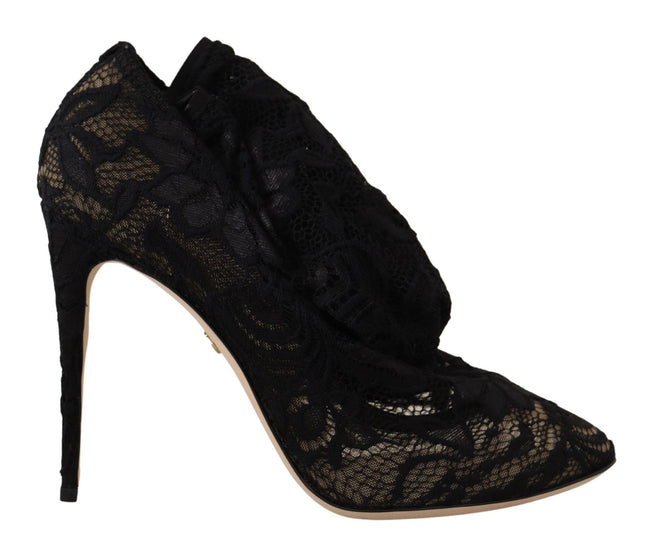 Dolce & Gabbana Elegantes botas tipo calcetín elásticas en negro