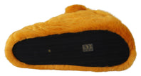 Dolce & Gabbana Zapatos planos LION amarillos Zapatillas Sandalias Zapatos