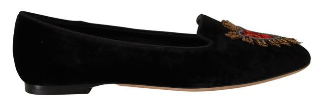 Elegante flache Schuhe aus Lackleder von Dolce & Gabbana