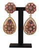 Dolce & Gabbana – Barock-Ohrringe mit mehrfarbigem Kristall