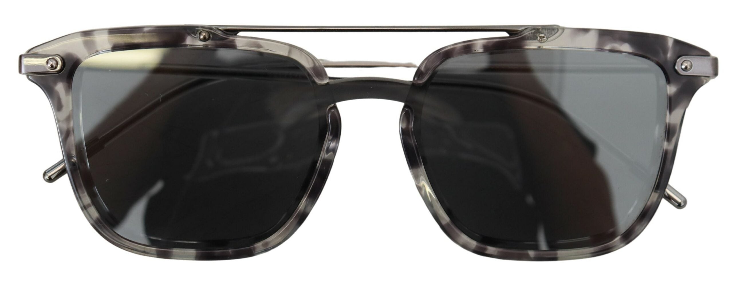 Dolce & Gabbana – Atemberaubende Sonnenbrille aus grauem Acetat