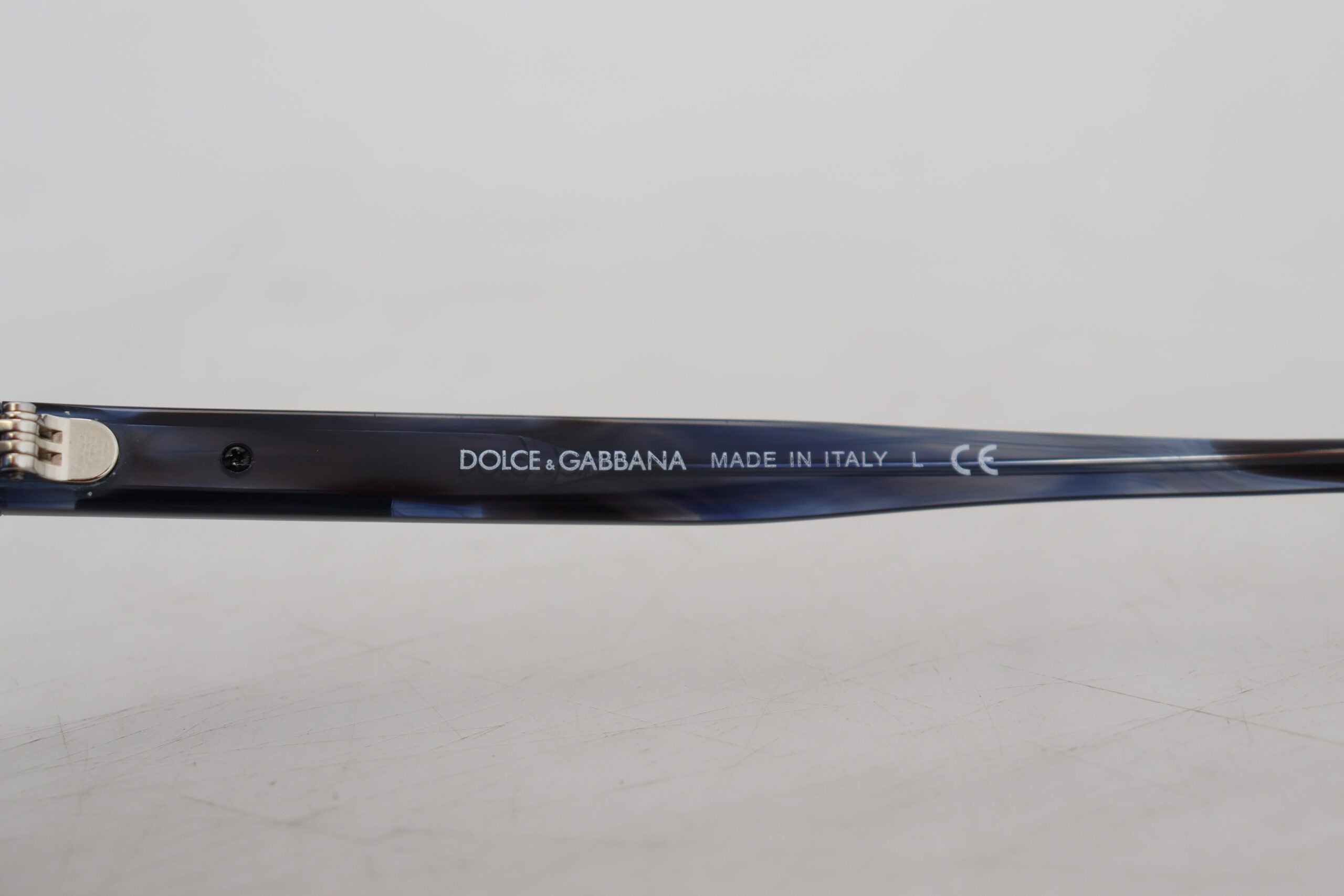 Dolce & Gabbana – Elegante Sonnenbrille aus blauem Acetat