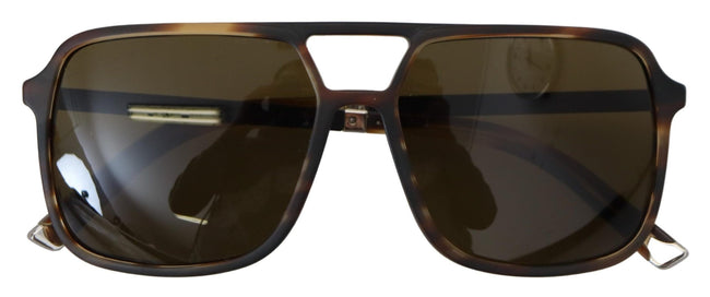 Braune Sonnenbrille aus der Chic Basalto-Kollektion von Dolce & Gabbana