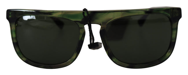 Dolce & Gabbana Schicke Sonnenbrille aus grünem Acetat für Damen