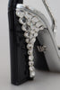 Zapatos de tacón de cuero con adornos de cristales elegantes de Dolce & Gabbana