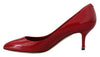 Dolce & Gabbana Exquisite Red Patent Leather Pumps