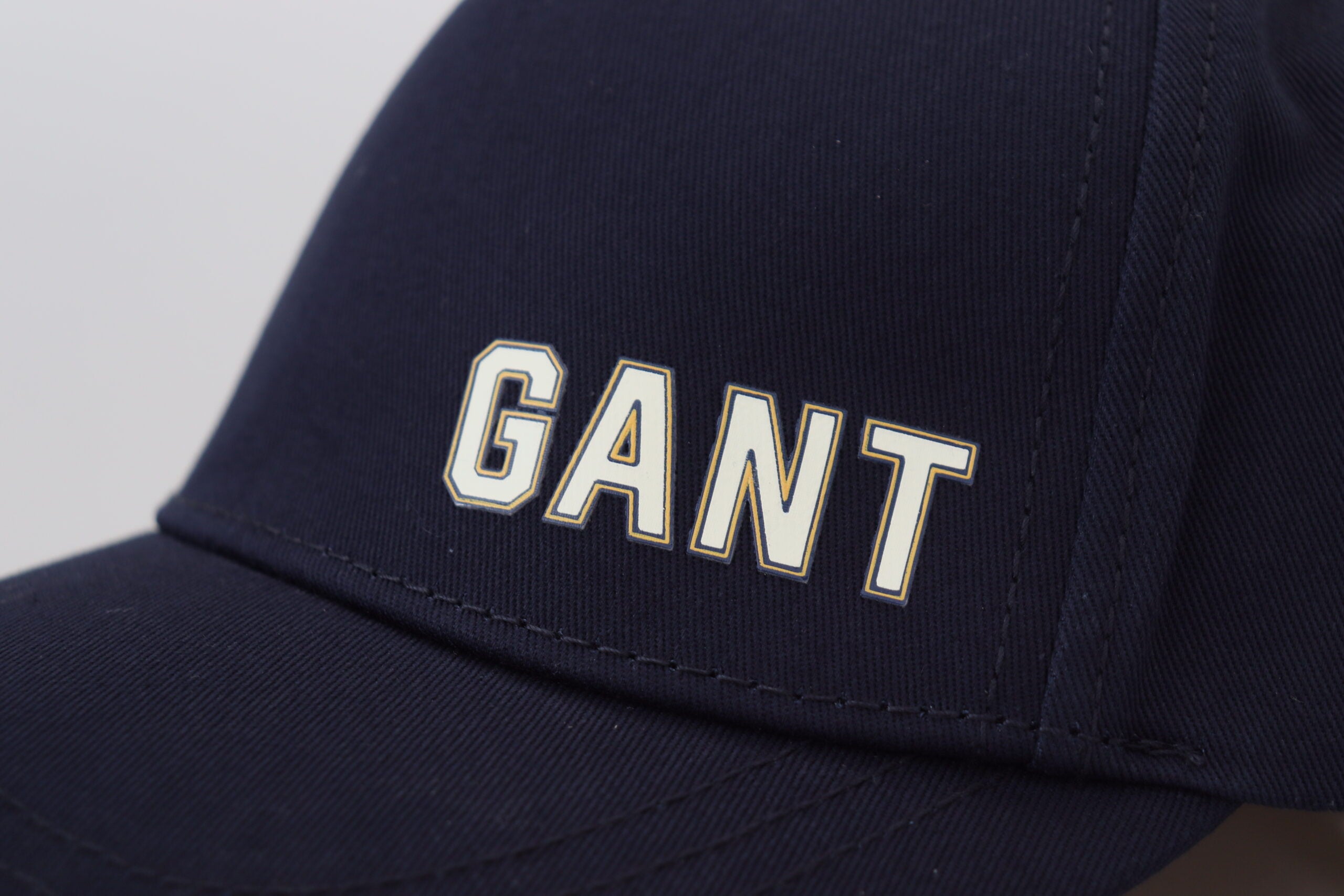 Gorra de béisbol de algodón azul elegante de Gant
