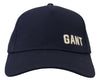 Gorra de béisbol de algodón azul elegante de Gant