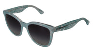 Dolce & Gabbana Sicilian Lace Crystal-Infused Sunglasses