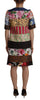 Dolce & Gabbana Patchwork Sheath Mini Dress - Multicolor Elegance