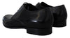 Dolce & Gabbana Elegante Derby-Schuhe aus schwarzem Leder