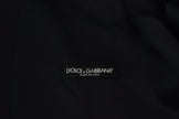 Dolce & Gabbana Elegante dunkelblaue Weste für formelle Anlässe