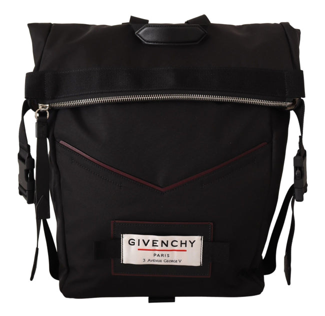 Eleganter schwarzer Designer-Rucksack Downtown von Givenchy