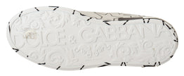 Dolce & Gabbana Elegante Low-Top-Sneaker mit Sternenmuster