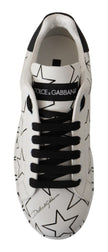 Dolce & Gabbana Elegante Low-Top-Sneaker mit Sternenmuster