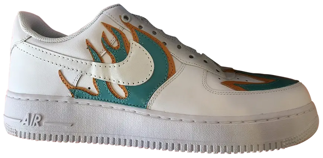 John Geiger x TheShoeSurgeon x Air Force 1 Low 'La Flame' Art Basel Edition Sneakers Unisex