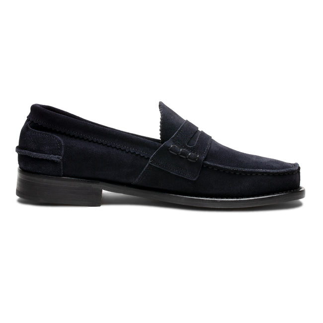 Saxone of Scotland Elegant Suede Leather Loafers for Men