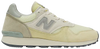 AURALEE x New Balance 475 ‘Aloe Wash Beechnut’ 2025 Suede Yellow-Green Retro Runner