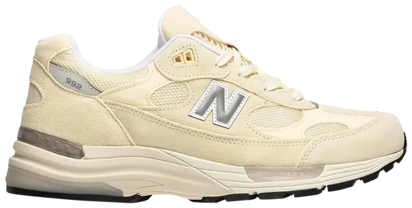 Teddy Santis x New Balance 992 Made in USA 'Calcium' 2025