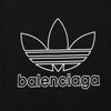 Balenciaga x Adidas Logo Black & White Shirt - GENUINE AUTHENTIC BRAND LLC