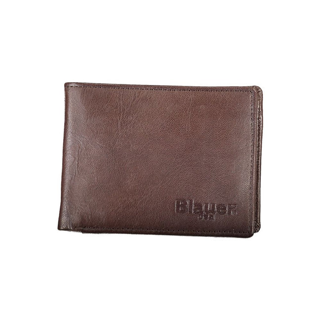 Blauer Elegant Leather Bi-Fold Men's Wallet