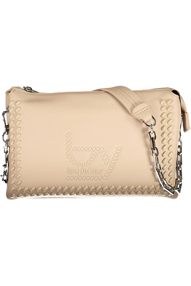 BYBLOS Chic Beige Chain-Handle Shoulder Bag