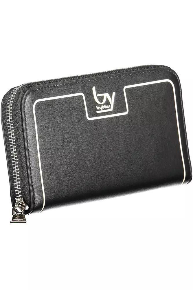 BYBLOS Elegant Five-Compartment Zip Wallet