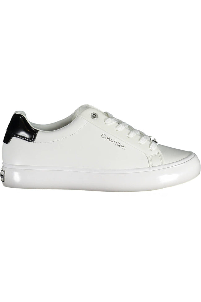 Calvin Klein White Nylon Sneaker.