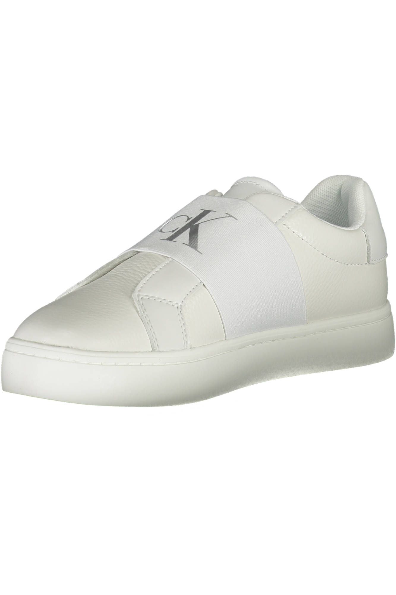 Calvin Klein White Polyester Sneaker.