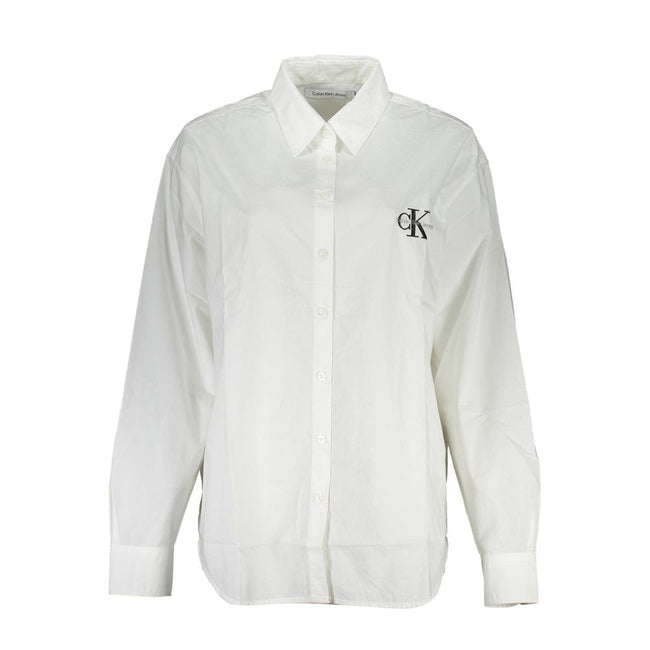 Calvin Klein White Cotton Shirt.