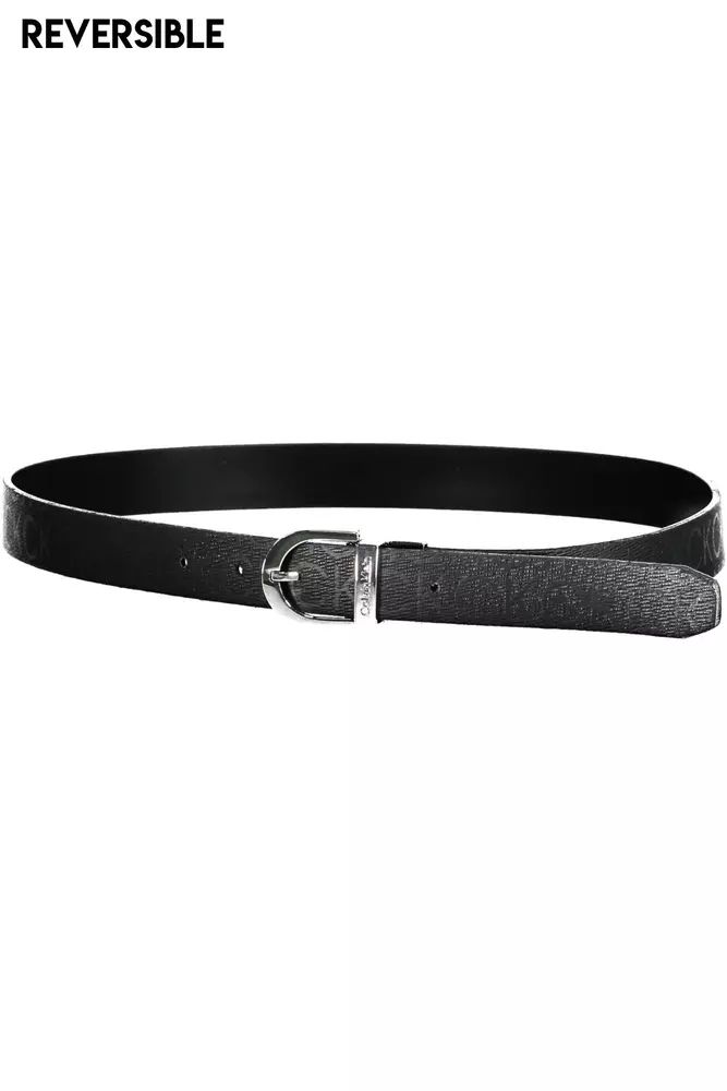 Calvin Klein Black Polyester Belt.