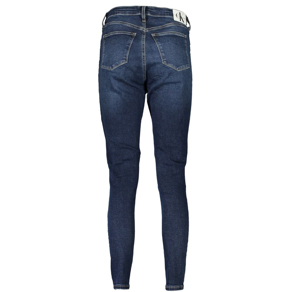 Calvin Klein Blue Cotton Jeans & Pant.