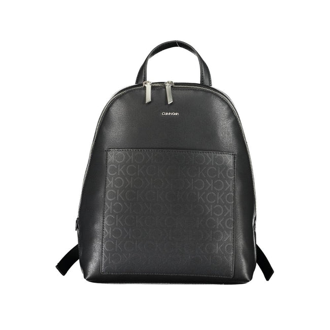 Calvin Klein Black Polyester Backpack.