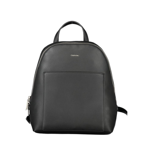 Calvin Klein Black Polyester Backpack.