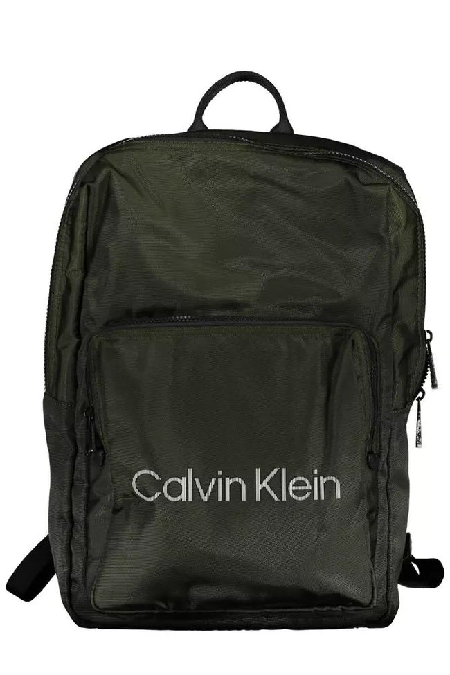 Calvin Klein Green Polyester Backpack.