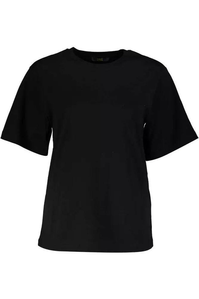 Cavalli Class Black Cotton Tops & T-Shirt.