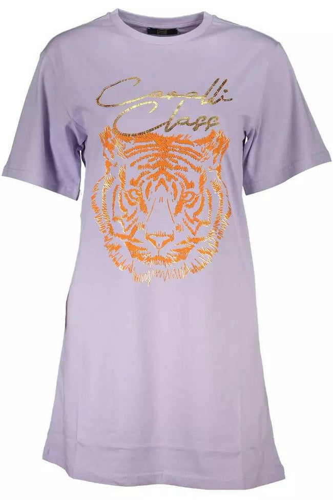 Cavalli Class Purple Cotton Tops & T-Shirt.