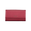 Coccinelle Elegant Dual-Compartment Pink Leather Wallet